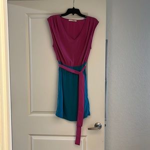 Color block dress.  Brand new. Large from Juniors section.